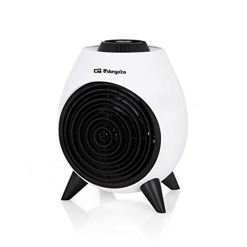 Orbegozo FH 5037 Calefactor eléctrico con termostato regulable, 2000W de potencia, 2 posiciones de calor y función ventilador de aire frío, Negro Orbegozo FH 5037 Calefactor eléctrico con termostato regulable, 2000W de potencia, 2 posiciones de calor y función ventilador de aire frío, Negro