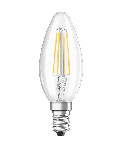 OSRAM LED Retrofit CLASSIC B Lote de 10 x Bombilla LED , Casquillo E14 , 2700 K , 6 W , Equivalente a 60W , Blanco cálido