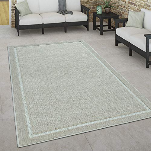 Paco Home Alfombra Interior Exterior Terraza Balcón Intemperie Estilo Escandinavo, tamaño:200x290 cm, Color:Beige 2 Paco Home Alfombra Interior Exterior Terraza Balcón Intemperie Estilo Escandinavo, tamaño:200x290 cm, Color:Beige 2