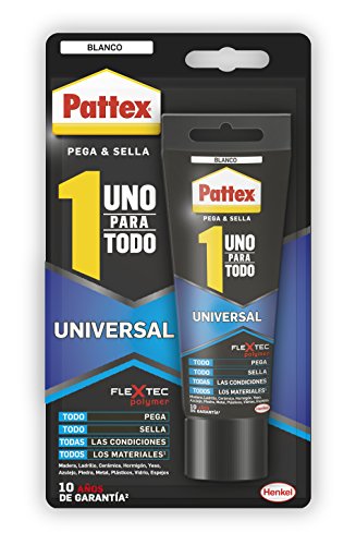Pattex Uno para todo Universal, sellado, reparación, montaje, blanco, 142g Pattex Uno para todo Universal, sellado, reparación, montaje, blanco, 142g
