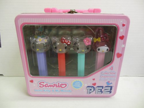 Pez Dispenser Hello Kitty & My Melody Set of 4 Sanario 073621009158 by Pez Candy