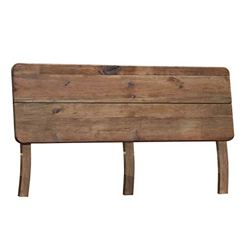 Pixie, Cabecero con Patas, Cabezal para Cama de Matrimonio, Madera de Pino Reciclado, Medidas: 160 cm (Largo) x 90 cm (Alto) x 17 cm (Fondo) Pixie, Cabecero con Patas, Cabezal para Cama de Matrimonio, Madera de Pino Reciclado, Medidas: 160 cm (Largo) x 90 cm (Alto) x 17 cm (Fondo)