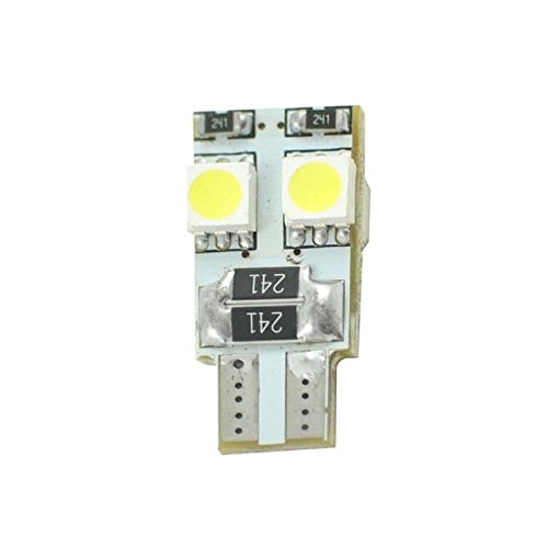 Planet Line pl313 W bombillas LED T10 W5 W 4LED SMD5050 12 V, color blanco, Set de 2