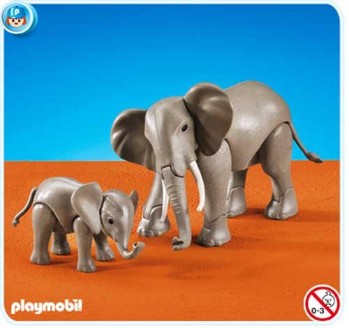 PLAYMOBIL 7995 - Elefante con Bebé