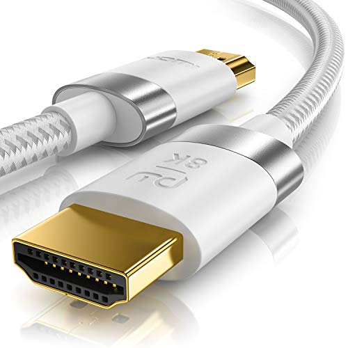 Primewire - Cable Premium HDMI 2.1 – 0,5 m - Alta Velocidad Ethernet - 8K @120 Hz (con DSC) - 7680 x 4320 - UHD II - HDMI 2.1 2.0a 2.0b - 3D – HDR - ARC – Compatible BLU Ray PS4 PS5 Xbox Primewire - Cable Premium HDMI 2.1 – 0,5 m - Alta Velocidad Ethernet - 8K @120 Hz (con DSC) - 7680 x 4320 - UHD II - HDMI 2.1 2.0a 2.0b - 3D – HDR - ARC – Compatible BLU Ray PS4 PS5 Xbox