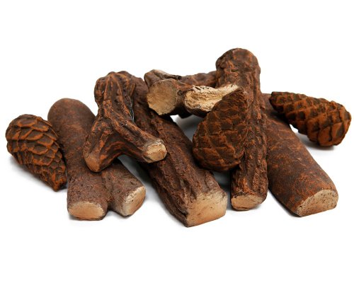 ProKira - Leños de cerámica para chimeneas de bioetanol (9 unidades) ProKira - Leños de cerámica para chimeneas de bioetanol (9 unidades)