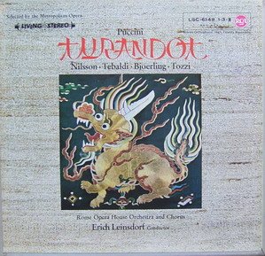 Puccini: Turandot (Gesamtaufnahme, italienisch) [Vinyl Schallplatte] [3 LP Box-Set]