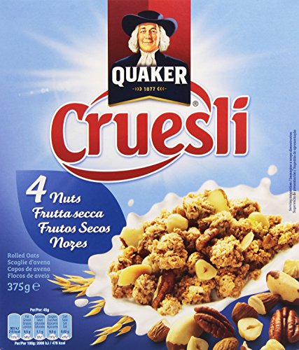 Quaker - Cruesli Nuts 375 g - [pack de 3]