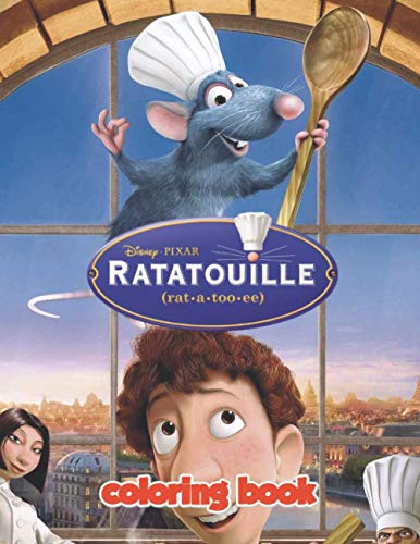 Ratatouille Coloring Book: Jumbo Coloring Book for Kids Ages 3-7 And Adults, Ratatouille Coloring Book (Unofficial)
