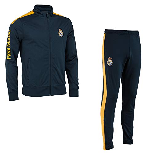Real Madrid Chándal Training fit Chaqueta + Pantalones Colección Oficial - Niño 8 años Real Madrid Chándal Training fit Chaqueta + Pantalones Colección Oficial - Niño 8 años