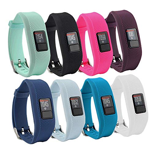 Repuesto de correa con hebilla para reloj Fit-power de silicona suave para pulsera fitness Vivofit 3 Garmin (sin rastreador), 9 Colors
