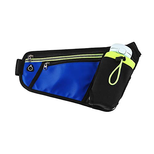 Riñonera Deportiva, Multi-función de los Bolsillos Impermeables Kettle tamaño del Paquete de Seguridad Personal: Azul 180mm Riñonera de Alpinismo
