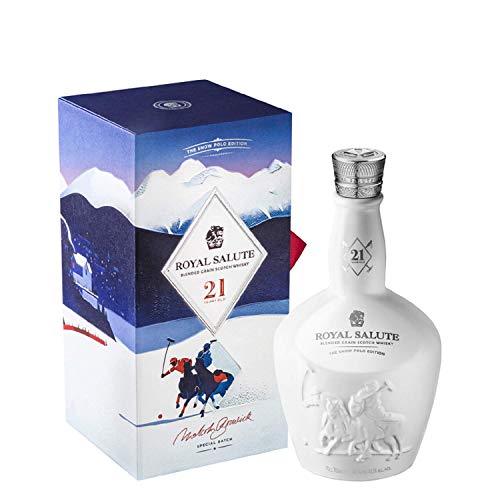Royal Salute Snow Polo Edition whisky escocés de lujo - 700ml