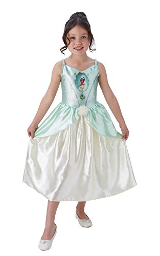 Rubies 's oficial Tiana Niñas Disfraz infantil de Disney princesa cuento de hadas libro para niños