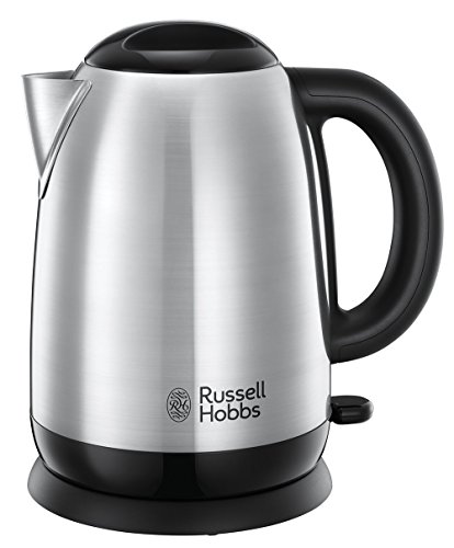 Russell Hobbs Adventure - Hervidor de Agua Eléctrico (2400 W, 1,7l, Acero Inoxidable, Gris) - ref. 23912-70 Russell Hobbs Adventure - Hervidor de Agua Eléctrico (2400 W, 1,7l, Acero Inoxidable, Gris) - ref. 23912-70