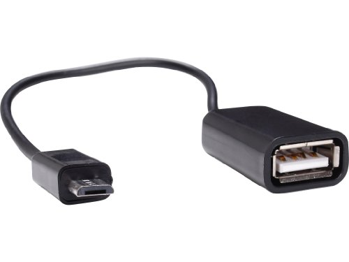 Sandberg OTG Adapter MicroUSB M - USB F - Cable USB (Micro-USB B, USB A, Macho/Hembra, Negro, Derecho, Derecho)