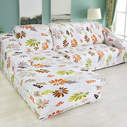 SAsagi Funda de sofá Estampada Duradera, Antideslizante, a Prueba de Polvo, elástica, fácil de Instalar, para Sala de Estar, Mascotas, niños, Muebles, Protector, poliéster, 2, Sofa SAsagi Funda de sofá Estampada Duradera, Antideslizante, a Prueba de Polvo, elástica, fácil de Instalar, para Sala de Estar, Mascotas, niños, Muebles, Protector, poliéster, 2, Sofa