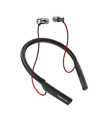 Sennheiser Momentum - Auriculares In-Ear inalámbricos (Bluetooth 4.1, NFC, USB, Qualcomm apt-X), color Negro y Rojo