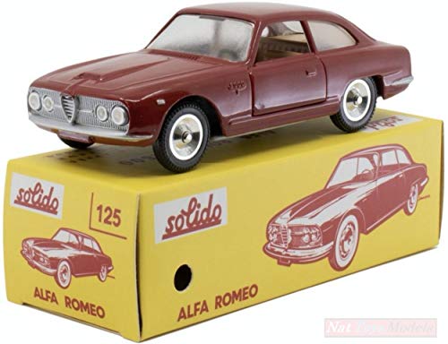 Solido SL1001251 Alfa Romeo 2600 S Rouge Club 1:43 MODELLINO Die Cast Compatible con