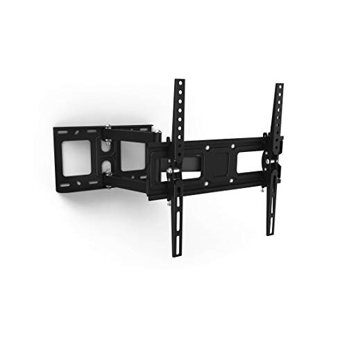 Soporte de pared para TV Samsung de 32-65 pulgadas negro, soporte para TV giratorio fácil de instalar, colgar TV y ajustable al televisor, soporte para televisor de pared