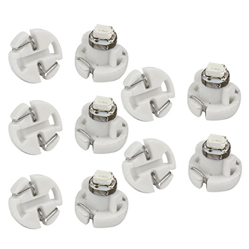 sourcing map 10Pcs T3 3020SMD 1LED Bombilla Roja Luz de Tablero Salpicadero Coche 12V CC sourcing map 10Pcs T3 3020SMD 1LED Bombilla Roja Luz de Tablero Salpicadero Coche 12V CC