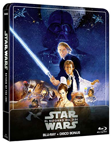 Star Wars Ep VI: El retorno del Jedi (Edición remasterizada) - Steelbook 2 discos (Película + Extras) [Blu-ray]