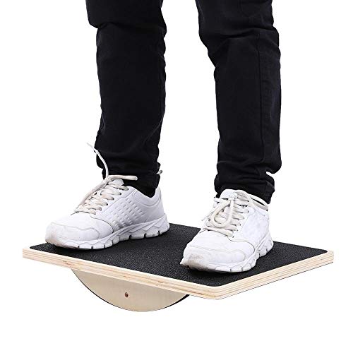 Tabla de Equilibrio de Madera, Multifuncional Deporte en casa Yoga Rehabilitación de Entrenamiento Mejora Balance Fitness Board Balance Trainer Tabla de Equilibrio de Madera, Multifuncional Deporte en casa Yoga Rehabilitación de Entrenamiento Mejora Balance Fitness Board Balance Trainer