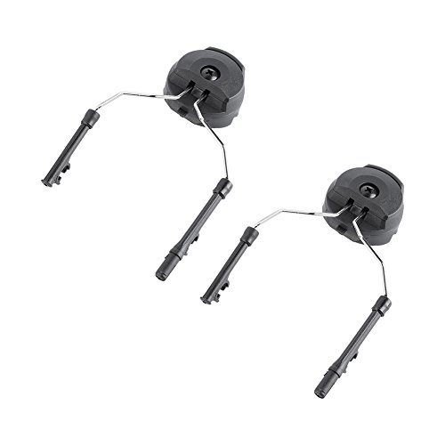 Tbest Arc Rail Adapter, 2 Pcs Adaptador de Riel de Casco Helmet Rail Adapter Adaptador de Carril de Casco Táctico Rápido ARC Adaptador de Riel de Auriculares para Peltor ACH MICH IBH Tbest Arc Rail Adapter, 2 Pcs Adaptador de Riel de Casco Helmet Rail Adapter Adaptador de Carril de Casco Táctico Rápido ARC Adaptador de Riel de Auriculares para Peltor ACH MICH IBH