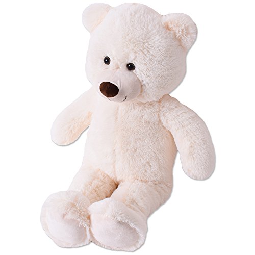 TE-Trend XL Felpa Osito de Peluche Grande Osito Peluche Osito Oso 80cm Beige Marrón Oso de Peluche Sentado - Dora Verde Mono TE-Trend XL Felpa Osito de Peluche Grande Osito Peluche Osito Oso 80cm Beige Marrón Oso de Peluche Sentado - Dora Verde Mono