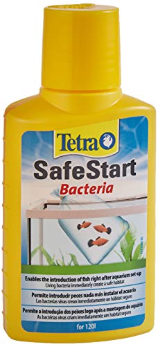 Tetra SafeStart 100ml - Permite introducir peces en el agua inmediatamente después de montar un acuario, Las bacterias vivas que contiene crean instantáneamente un hábitat biológicamente activo
