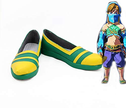 The Legend Of Zelda Breath Of The Wild Link Zapatos Mujer Cosplay Botas Mujeres Euro Tamaño 37 Tamaño femenino