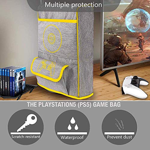 THE PLAYSTATION5 (PS5) GAME BAG: Multiple Protection, Scratch Resistance, Waterproof and Prevent dust (English Edition)