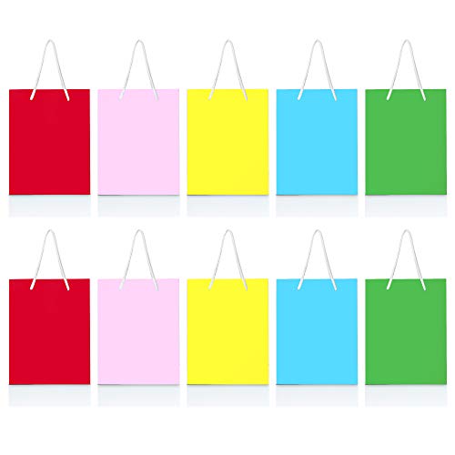 THE TWIDDLERS 25 Bolsas de Papel Kraft para Regalos | Personalizable Bolsas Pequeñas con Asa para Cumpleaños de Niños, Recuerdos de Fiesta | 15cm | Colores Vibrantes THE TWIDDLERS 25 Bolsas de Papel Kraft para Regalos | Personalizable Bolsas Pequeñas con Asa para Cumpleaños de Niños, Recuerdos de Fiesta | 15cm | Colores Vibrantes