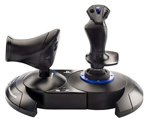 Thrustmaster T.FLIGHT HOTAS 4 WAR THUNDER STARTER PACK - Joystick - PS4 y PC - Mando de potencia desmontable, timón doble, realista y ergonomico - Licencia Oficial Playstation