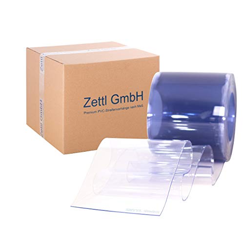 Tiras de PVC en rollos, 3x300 mm 25 m, transparentes/transparentes, para uso como cortina de tiras/cortinas de lamelas, cortina industrial, impermeable y resistente a la intemperie, PVC blando Tiras de PVC en rollos, 3x300 mm 25 m, transparentes/transparentes, para uso como cortina de tiras/cortinas de lamelas, cortina industrial, impermeable y resistente a la intemperie, PVC blando