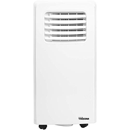 Tristar AC-5531 Aire acondicionado de bajo consumo, función oscilante, con ruedas giratorias y temporizador, 1110 W, 65 Decibeles, Blanco