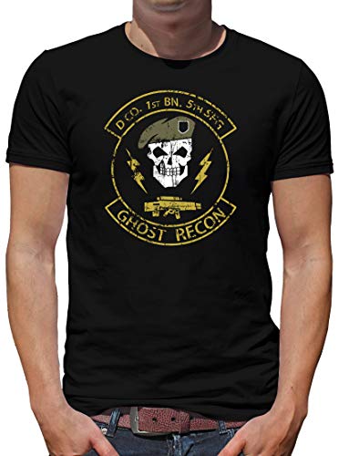 TShirt-People 5th Recon - Camiseta para hombre, diseño de Ghost Egoshooter Negro S