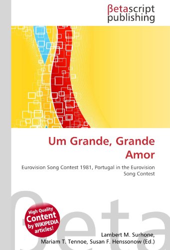 Um Grande, Grande Amor: Eurovision Song Contest 1981, Portugal in the Eurovision Song Contest