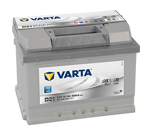 Varta D21 Silver Dynamic Batería de arranque, 561 400 060 3162, 12V, 61Ah, 600A Varta D21 Silver Dynamic Batería de arranque, 561 400 060 3162, 12V, 61Ah, 600A