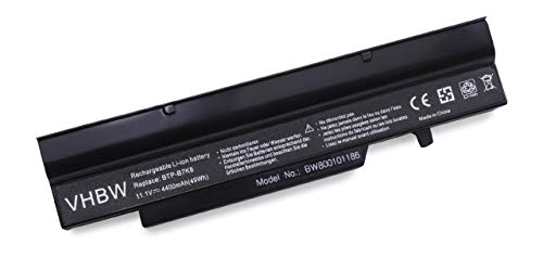 vhbw Batería Compatible con Fujitsu-Siemens Amilo Pro V3405, V3505, V3525, V3545, V8210 Notebook (4400mAh 11,1V Li-Ion Negro)