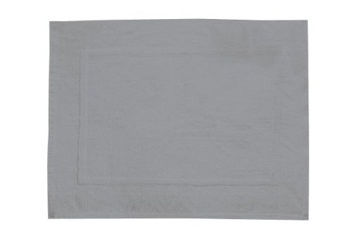 WENKO Alfombra de baño de terry Paradise gris - alfombra de baño, Algodón, 50 x 70 cm, Gris