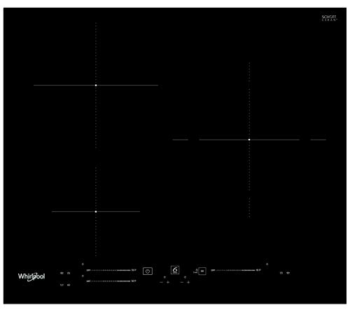 Whirlpool WS S6360 BF Placa de inducción, 0 Decibelios