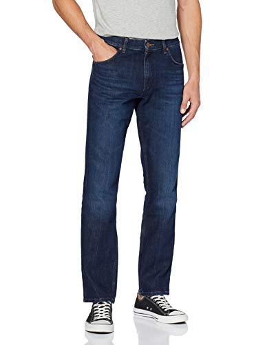 Wrangler Greensboro Vaqueros Straight, Azul (The Champ 60a), 31W / 32L para Hombre Wrangler Greensboro Vaqueros Straight, Azul (The Champ 60a), 31W / 32L para Hombre