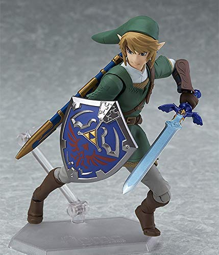 XINLIANG Figura de Zelda 14cm Figma Zelda Link Twilight Princess Figura de acción Muñeca de Juguete