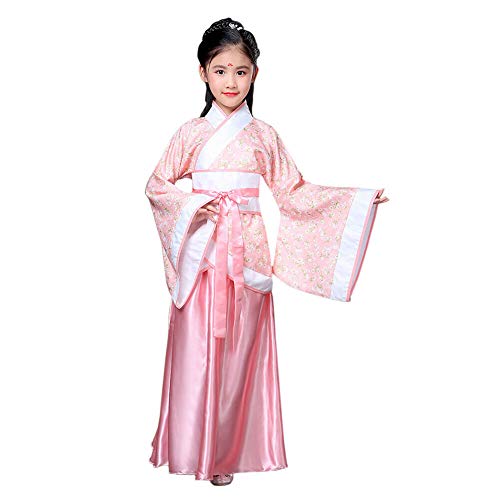 Xinvivion Estilo Chino Hanfu Vestido - Antiguo Tradicional Ropa Elegante Retro Tang Suit Traje de Rendimiento Xinvivion Estilo Chino Hanfu Vestido - Antiguo Tradicional Ropa Elegante Retro Tang Suit Traje de Rendimiento