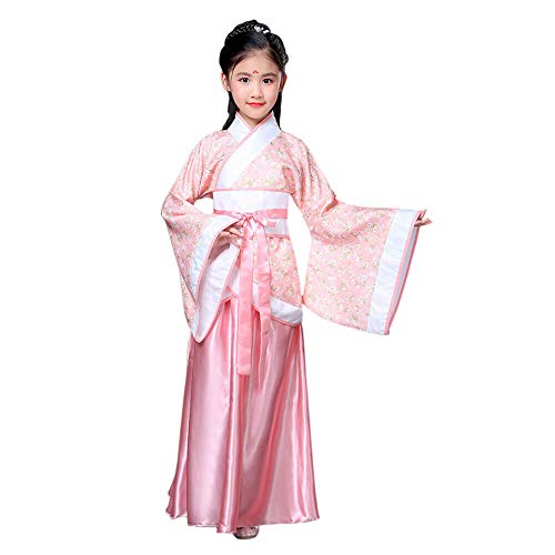 Xinvivion Estilo Chino Hanfu Vestido - Antiguo Tradicional Ropa Elegante Retro Tang Suit Traje de Rendimiento