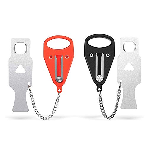 2 Piezas Cerradura de Puerta Portátil, Cerradura de Puerta de Seguridad de Viaje, para Dispositivo de Seguridad, Hogar, Apartamento, Hotel, Cerradura de Puerta, Seguridad de Viaje (Rojo, Negro) 2 Piezas Cerradura de Puerta Portátil, Cerradura de Puerta de Seguridad de Viaje, para Dispositivo de Seguridad, Hogar, Apartamento, Hotel, Cerradura de Puerta, Seguridad de Viaje (Rojo, Negro)