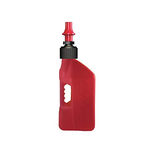 449536 – Bidón de gasolina Tuff Jug, 10 L, rojo translúcido/tapón rojo