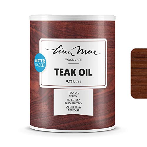 Aceite de Teka Con Acabado Natural al Agua - Protección y Restauración de la Madera Teca en Intemperie Ideal para Sillas y Mesas de Jardín, Tumbonas y Muebles (750 ml, Teca) Aceite de Teka Con Acabado Natural al Agua - Protección y Restauración de la Madera Teca en Intemperie Ideal para Sillas y Mesas de Jardín, Tumbonas y Muebles (750 ml, Teca)