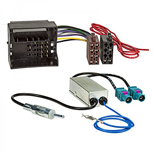 ACV 1524-77+1324-02 - Cable de conexión y adaptador de antena, multicolor